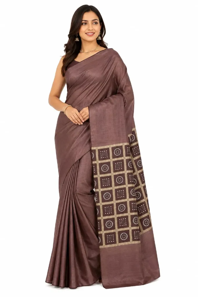 Classic Earth Tone Saree