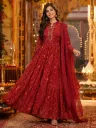 Rang Mahal Flared Gown Set