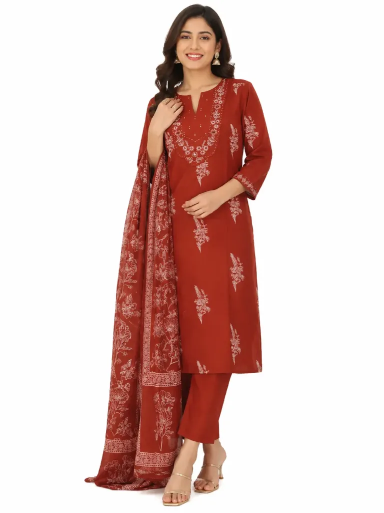 [ER38] Graceful Bloom Kurta Set (38)