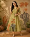 Olive Safari Print One-Piece