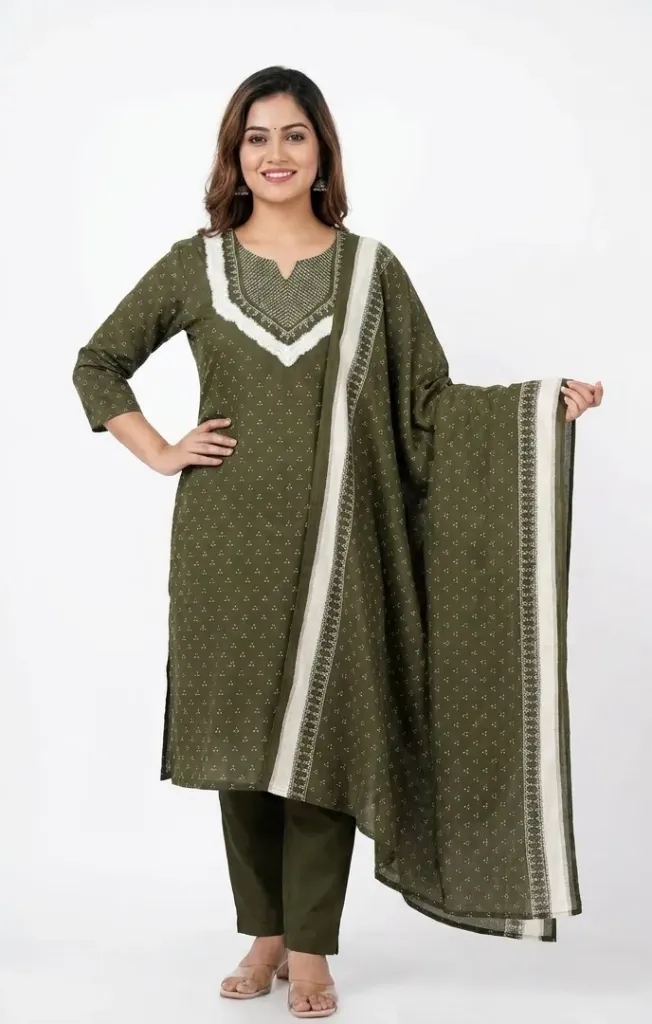 [G35] Kurti Pant Dupatta (3 Piece) (38)