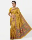 Mustard Kani Pashmina Saree