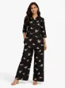 Printed Black Cord Set