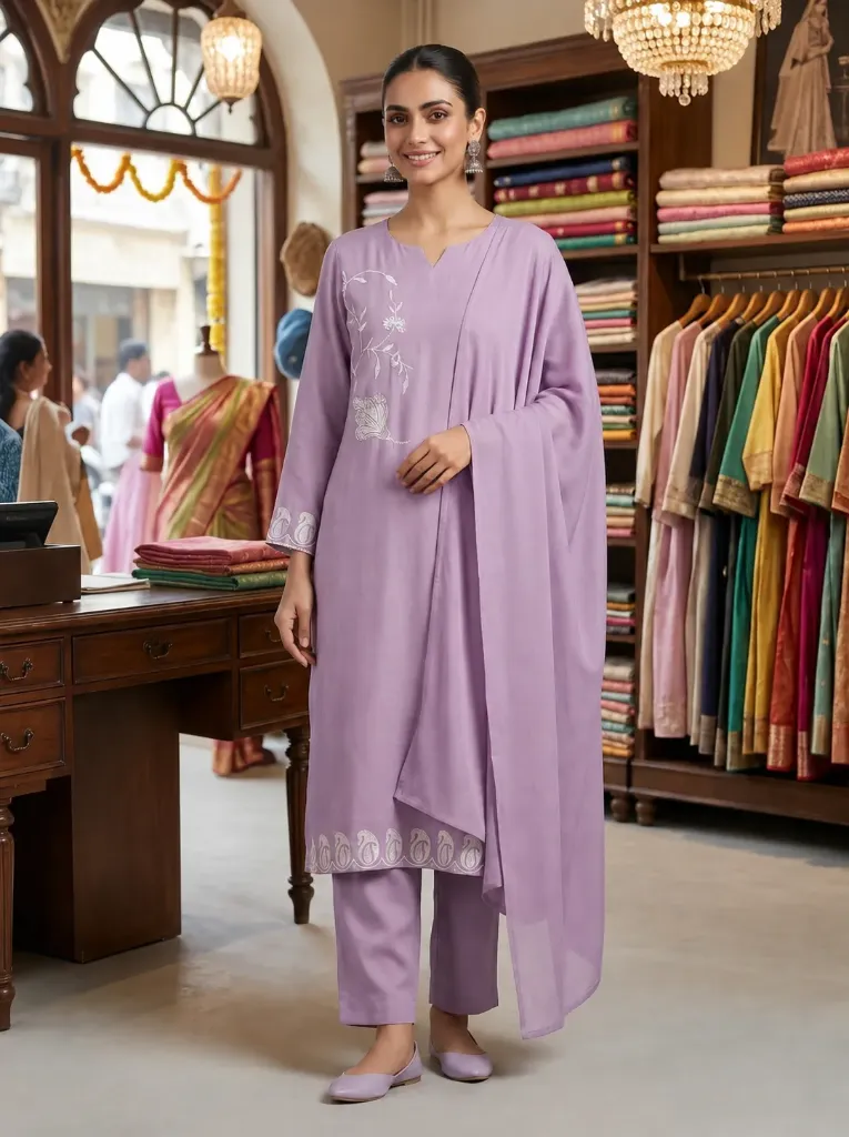 Elegant Aura Lavender Set
